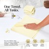 HEIRLOOM COMFORT Lemon Yellow Honeycomb Kitchen Towels 12 Pack, 16x26