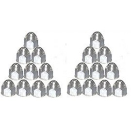 Autorestylers 1.5" Stainless Steel Lug Nut Covers Set of 20 Lugnut (20-JPLNC13)