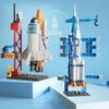 Building Block Space Exploration Shuttle Toy Aerospace Building Kit with