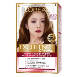 L'Oreal Paris L'Oréal Paris Excellence Cream Easy gray hair dye with comb cap, No. 6.30 Gold Brown, 1 pc. No. 5.15 Warm Ash Brown × 1 pc. / 로레알파리 엑셀랑스 크림 빗캡으로 간편한 새치염색 염모제, 6.30호 골드 브라운, 1개 5.15호 웜 애쉬 브라운 × 1개