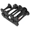 cciyu Train Air Horn 135dB Train Horn Black 8 Trumpets