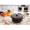 Lodge Manufacturing Company EC6D18 Enameled Dutch Oven, 6 qt, Midnight
