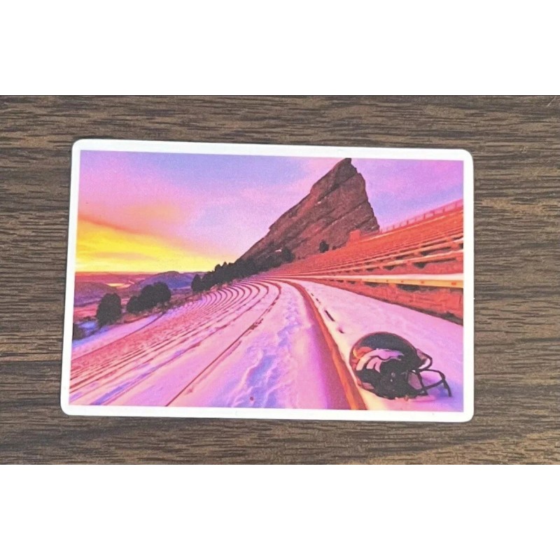 Denver Broncos Sticker - Red Rocks Sticker - Weatherproof Premium