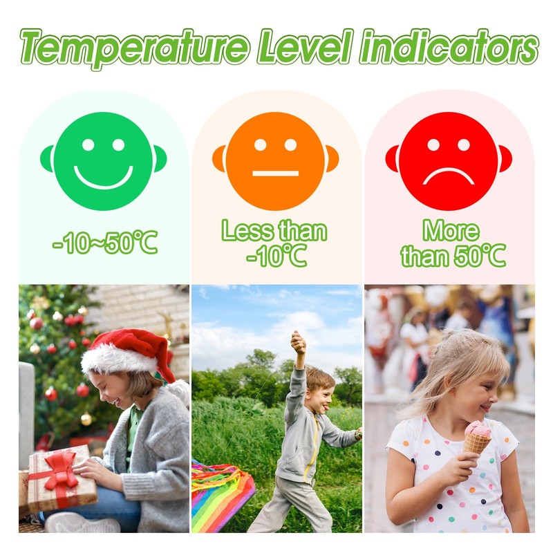 GOLDCHAMP GCEU-T4-DM165A-C Noise Meter Digital Decibel Sound Meter Temperature Meter