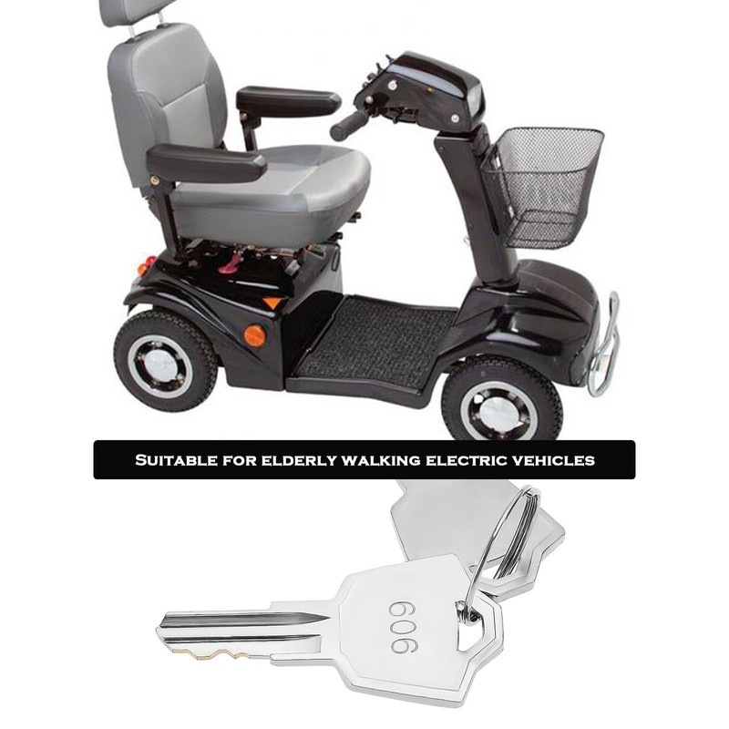SING F LTD 2pcs 606 Ignition Keys Electric Scooter Ignition
