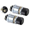 Moovul 2PCS 50A 12V Waterproof Car Boat Track Switch Push