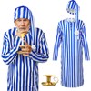 Liitrsh 3 Pcs Christmas Nightshirt Costume Cosplay Christmas Men's Pajama