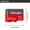 Micro SD Card, 1 Count 512GB/256GB/128GB Micro SD Card, Mini