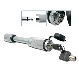 Anhängerschloss Vorhängeschloss Diebstahlsicherung, Anhängerkupplung Pin Lock Zunge, für Wohnwagen Anhänger 4WD Anhängerkupplung 5/8"