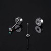 MILACOLATO Titanium Earrings for Men and Women, 5 Pairs G23