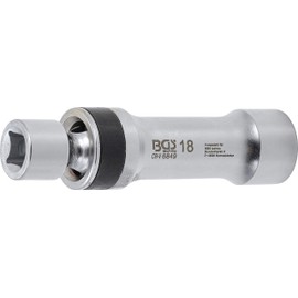 BGS 6849 | Spark Plug Socket, 12-point, with Retaining Spring | 10 mm (3/8") Drive | 18 mm