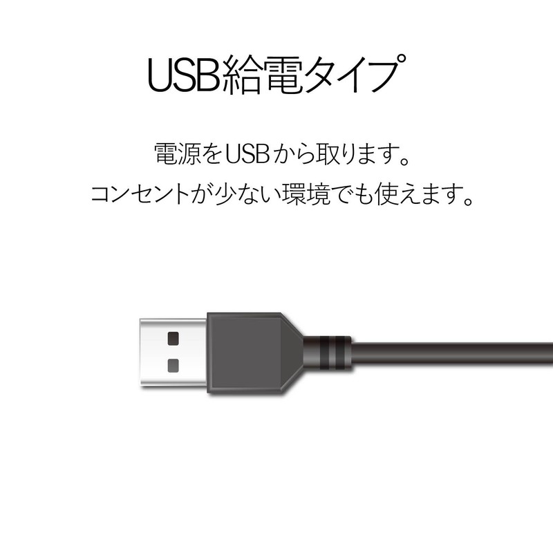 エレコム スピーカー USB給電 4W コンパクト ホワイト MS-P08UWH