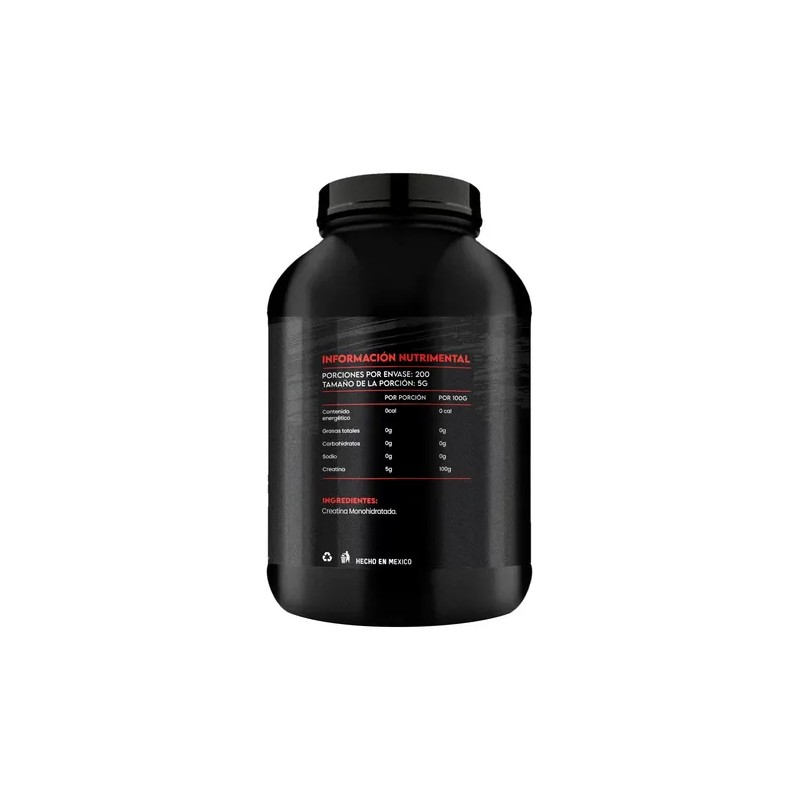 Creatina Monohidratada 1kg Wild Bear 200 Servicios Varios