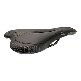 Selle Italia C2 Gel Flow Racing - Slim and Comfortable Gel Bicycle Saddle - Vibration Absorbing Water Resistant Fec Alloy - Size S2, Black
