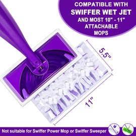 IOPRETTY Mop Pads Refill for Swiffer WetJet - 10 PCS Disposable Pad for Hardwood Wood Tile Laminate Marble Vinyl Muilt-Surface Floor Cleaning - Heavy Duty Absorb & Lock Pet Hair Dust Dirty Stains