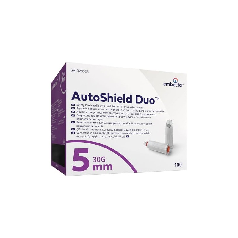 Embecta AutoShield Duo 30G x 5mm Safety Pen Attachments |
