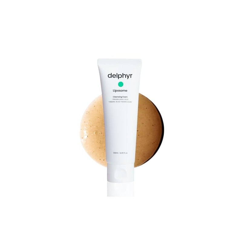 delphyr - Espuma Limpiadora Diaria Con Liposomas, Exfoliación Suave Para