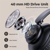 ZZOSRDR Bluetooth Headphones Over Ear, Foldable Lightweight Wireless Headset, Wireless