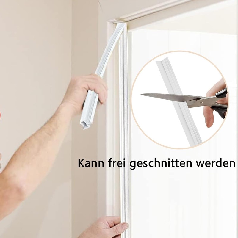 Door Seal White Wooden Frame, 20 m Door Frame Seal