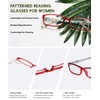 Reducblu Reading Glasses for Women - Pattern Design Readers with