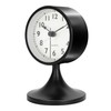 Lafocuse Metal Alarm Clock Black Classic Alarm Clock Silent No