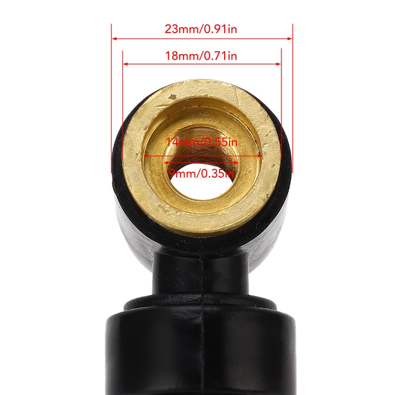 TIG Welding Torch Head 360 Degree Rotation Air Cooling High
