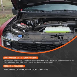 KALUJ Hood Structs, Front Hood Lift Support Compatible with Ford F250 F350 F450 Super Duty 1999-2007, Fits for Ford Excursion 2000-2005, Replace OE #PM2050, 4339, 2PCS for Hood Shocks