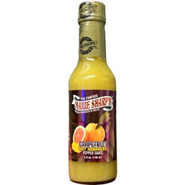 Marie Sharp’s Grapefruit Hot Habanero Pepper Sauce, 5 oz | Belizean Hot Sauce with Fresh Grapefruit & Habanero Peppers | Tangy Citrus Heat | All-Natural, No Preservatives