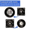 AeKeatDa 12 Inch Bar Stool Swivel Plate Replacement 360 Degree