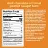 UNREAL Dark Chocolate Caramel Peanut Nougat Bars - Non-GMO, Less
