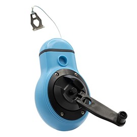 OX TOOLS Pro Compact Chalk Reel with Kevlar Reinforced Line | 6:1 Gear Ratio &100-Foot of Line