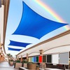 Royal Shade 8' x 14' Blue Rectangle Sun Shade Sail