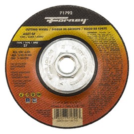 Forney 71792 Cut-Off Wheel, Metal Type 27, 4-1/2" x .045" x 5/8"-11