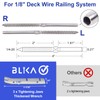 BLIKA 120 Pack T316 Stainless Steel Right&Left Handed Thread Swage