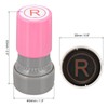 PATIKIL Letter Stamps Self Inking, 2Pcs Alphabet R Character Teacher