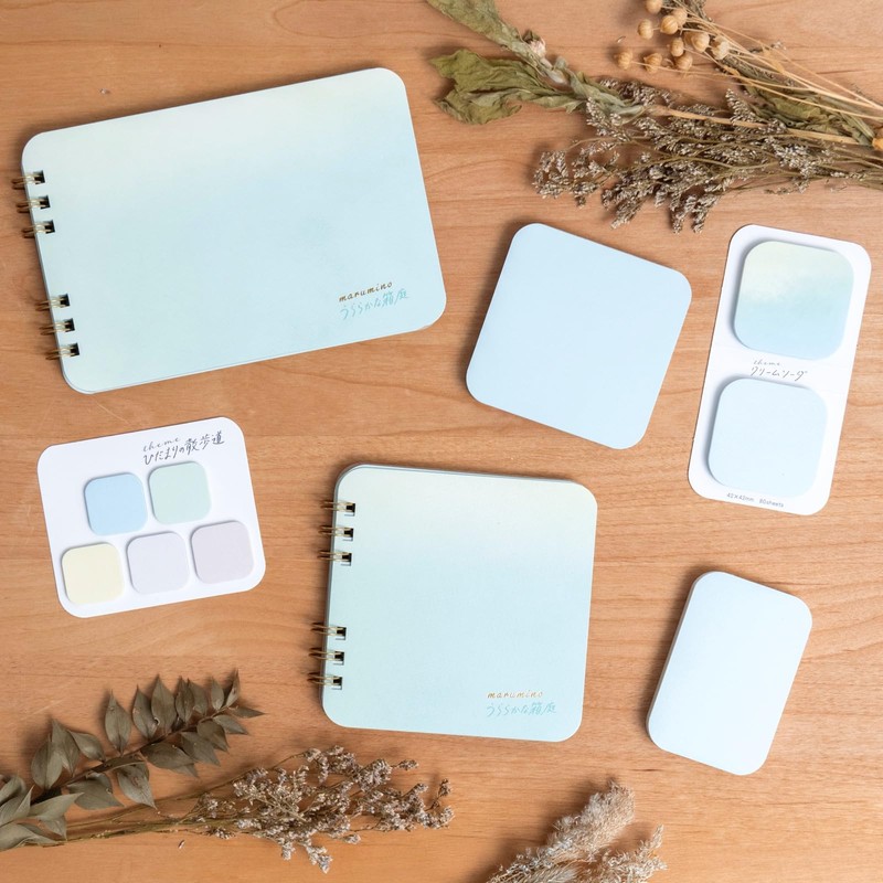 Beverly MM-046 Notebook, Ring Notebook, Smooth Box Garden, S