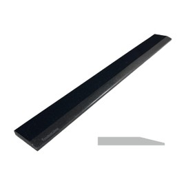 Threshold.Shop Single Hollywood Absolute Black Polished Granite Threshold for Floor Transitions (6" x 36")