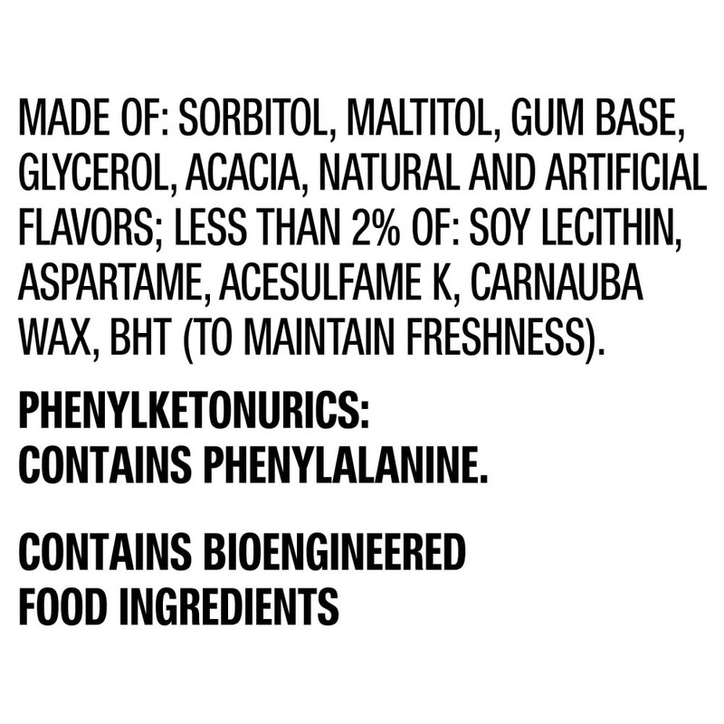 ECLIPSE Spearmint Sugar-Free Chewing Gum, 8 Packs, 18-Count Each Gum