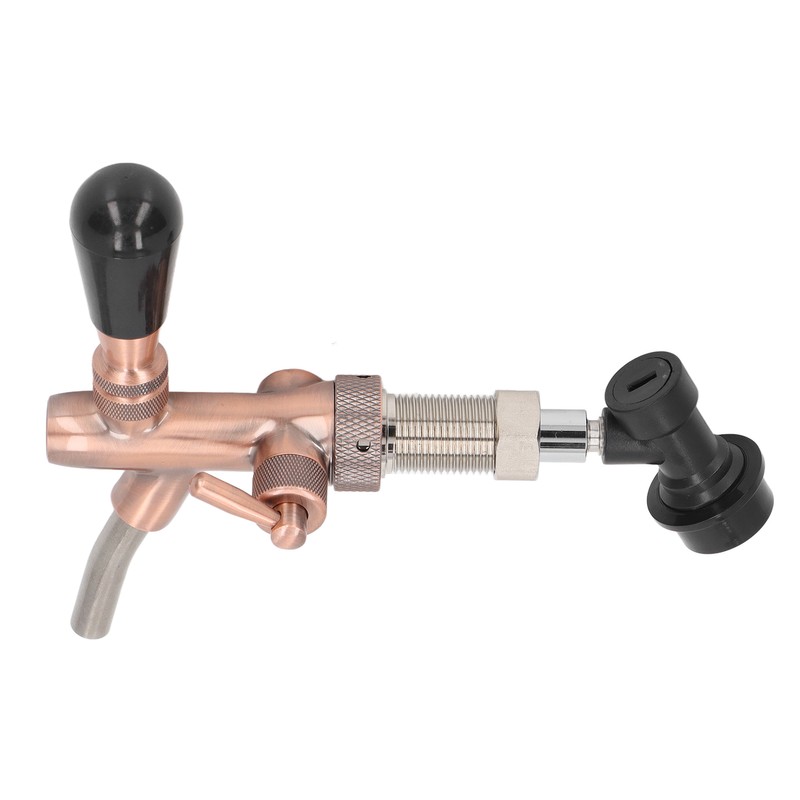 G5/8 Beer Faucet Brass Stainless Steel Beer Tap Adjustable Beer