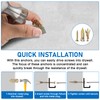 Vmuter 180 Pcs Self-Drilling Drywall Anchors with Screws Kit, Zinc