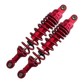 Rxmgf 12.6in 320mm Rear Shock Absorbers Compatible with Motorcycle Pit Dirt Bike Mini Bikes Go Kart Sport Bike (320mm/Red 3)