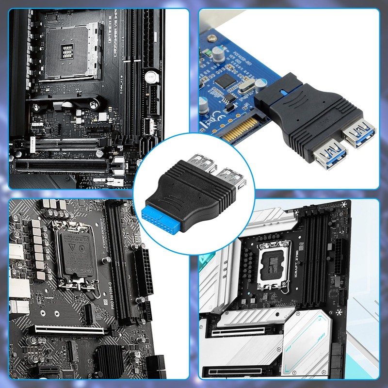 CERRXIAN 3 x USB 3.0 to 20 Pin USB 3.0