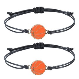 Basketball Bracelets for Boys and Girls - Friendship Gifts, Sport Theme Matching BFF Bracelet, Basketball Player Gifts - Best Friends Birthday, Christmas, Graduation Gifts for Teens
