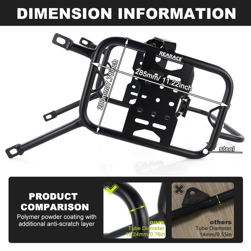 Saddlebag Support Racks Fit for Royal Enfield Meteor 350 2021-2026