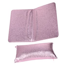 FRCOLOR 2pcs Foldable Pu Leather Nail Hand Rest Pad Comfortable Support Cushion Mat for Manicure Portable Arm Pillow for Nail Art Salon Use