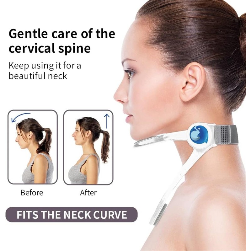 seaNpem Neck Brace, Neck Support wtih 360°Adjustable Soft Chin Support,