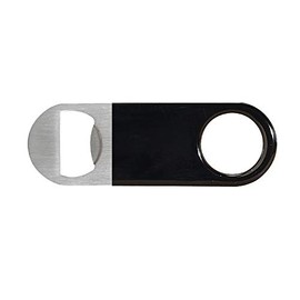 Thirsty Rhino Short Rubber Coated Suma Bottle Opener (Black) (Set of 4)