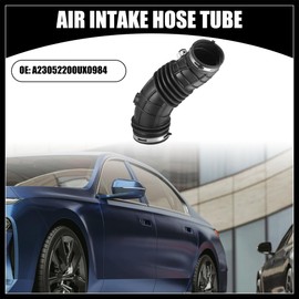 Hihaha Air Cleaner Intake Hose Tube with Clamps 17228R42A00 - Car Engine Filter Air Intake Duct Hose Tube - for Honda Accord 2008-2012 Rubber Black - 1Pc Durable Material