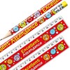 12 Excellent Attendance Rulers and Pencils Bundle School Reward Resource