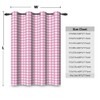 ggaimwf 107 x 160 cm Plaid Eyelet Curtain Buffalo Check